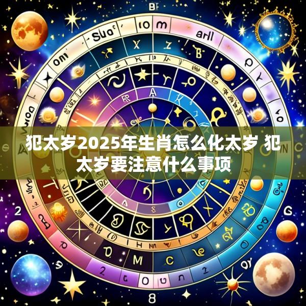 犯太岁2025年生肖怎么化太岁 犯太岁要注意什么事项