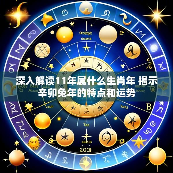 深入解读11年属什么生肖年 揭示辛卯兔年的特点和运势