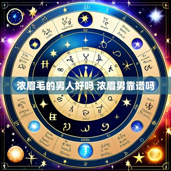 浓眉毛的男人好吗 浓眉男靠谱吗