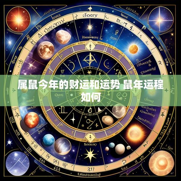 属鼠今年的财运和运势 鼠年运程如何