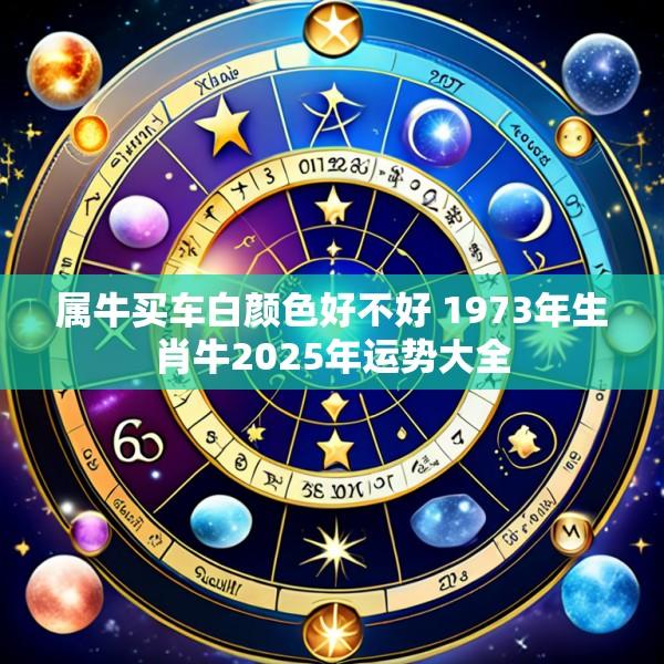 属牛买车白颜色好不好 1973年生肖牛2025年运势大全