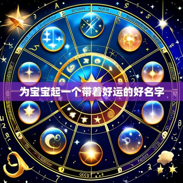 为宝宝起一个带着好运的好名字