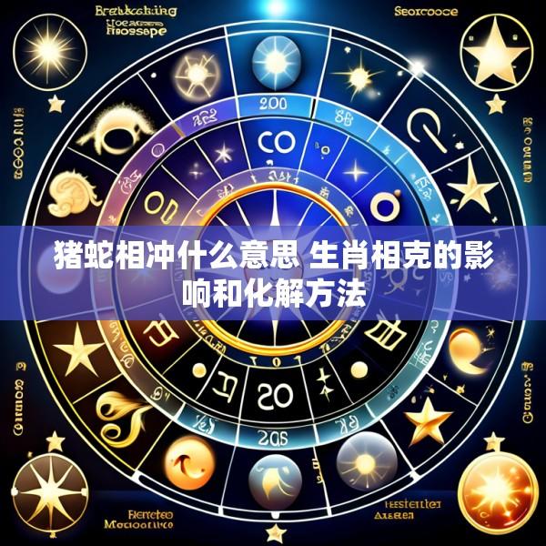 猪蛇相冲什么意思 生肖相克的影响和化解方法