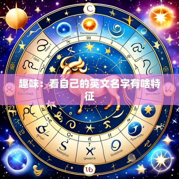 趣味：看自己的英文名字有啥特征