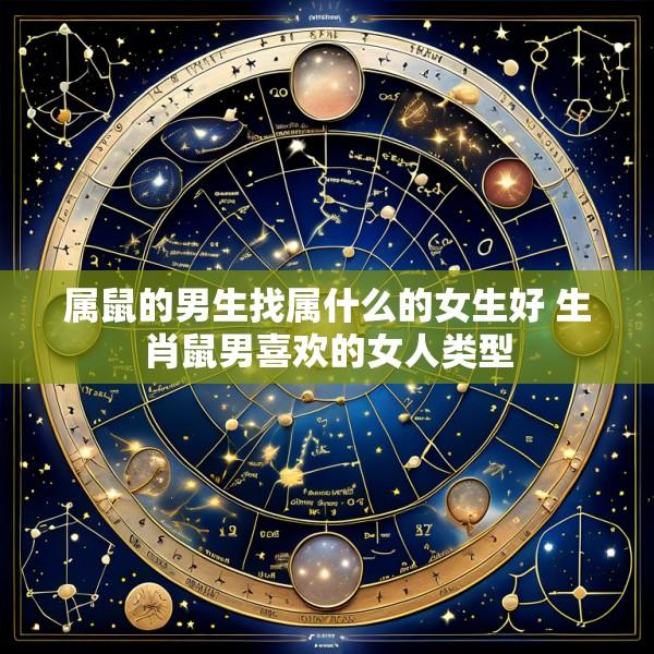 属鼠的男生找属什么的女生好 生肖鼠男喜欢的女人类型