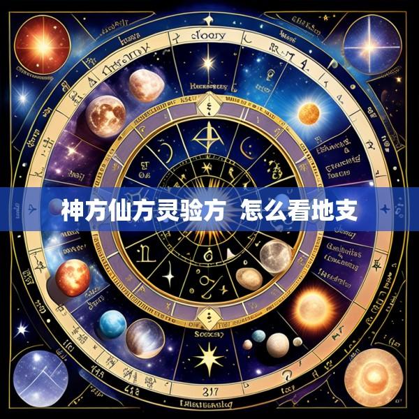 神方仙方灵验方  怎么看地支
