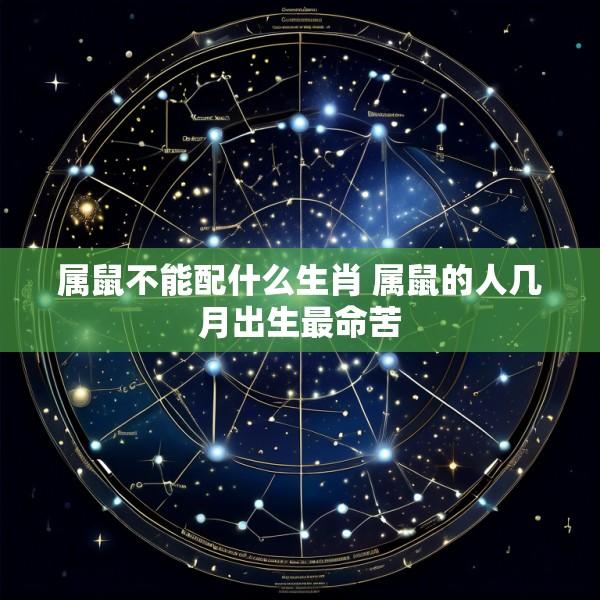 属鼠不能配什么生肖 属鼠的人几月出生最命苦