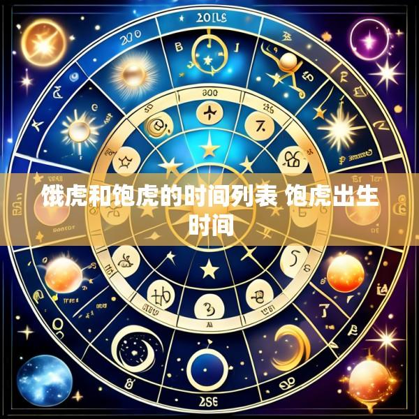 饿虎和饱虎的时间列表 饱虎出生时间