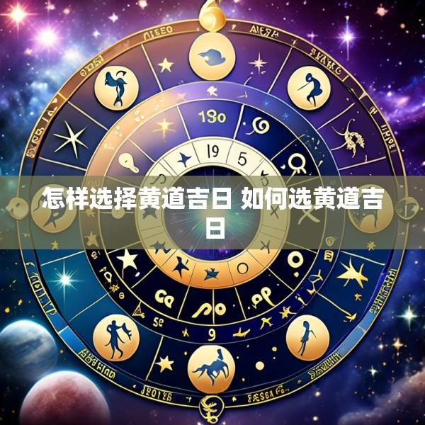 怎样选择黄道吉日 如何选黄道吉日