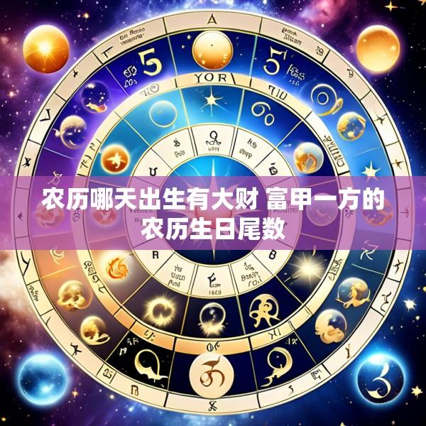 农历哪天出生有大财 富甲一方的农历生日尾数