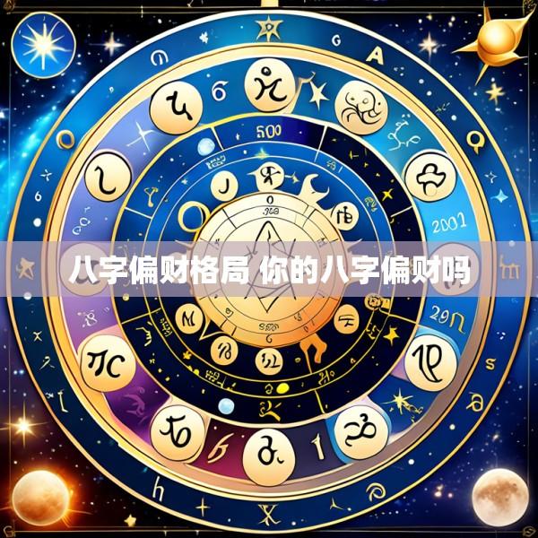 八字偏财格局 你的八字偏财吗