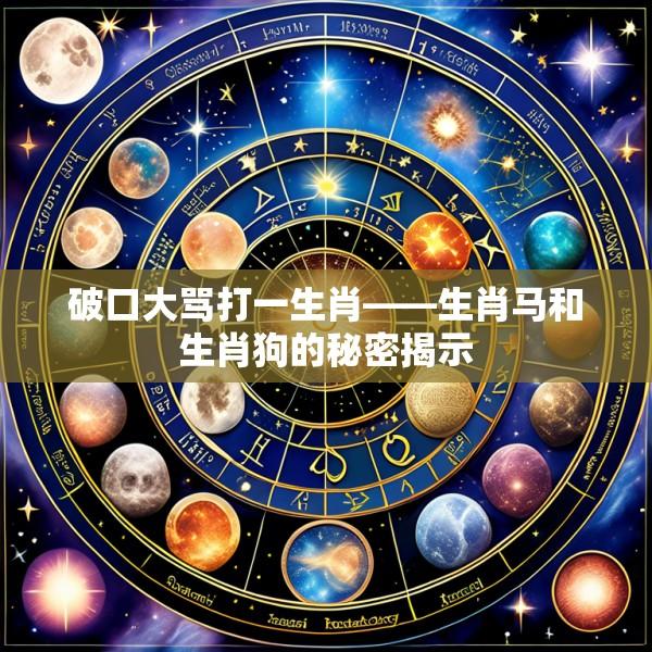 破口大骂打一生肖——生肖马和生肖狗的秘密揭示