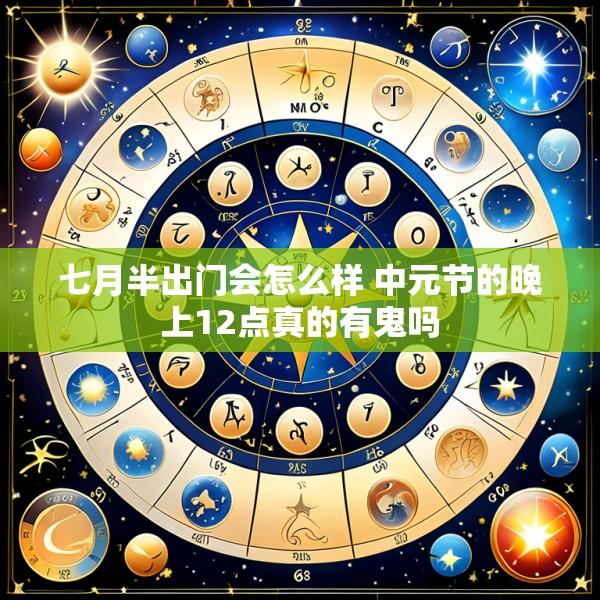 七月半出门会怎么样 中元节的晚上12点真的有鬼吗