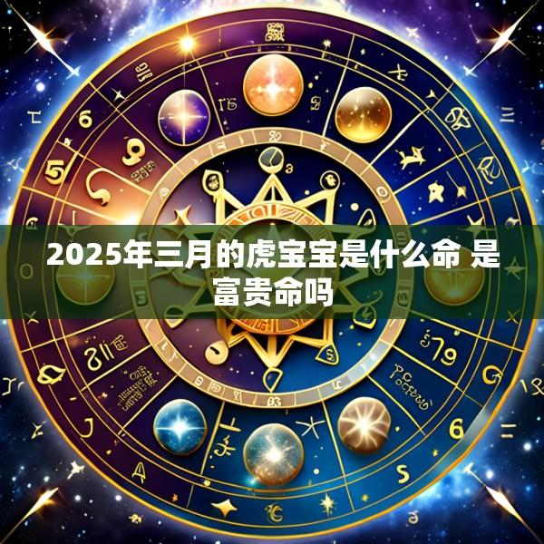 2025年三月的虎宝宝是什么命 是富贵命吗