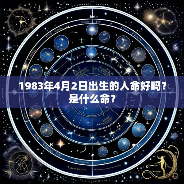 1983年4月2日出生的人命好吗？是什么命？