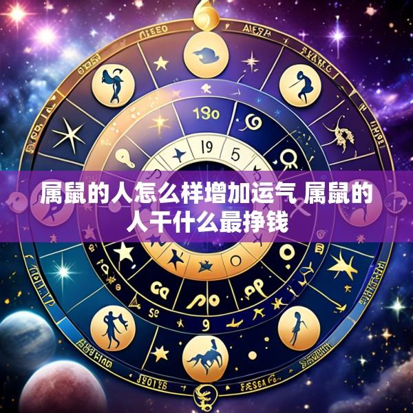 属鼠的人怎么样增加运气 属鼠的人干什么最挣钱