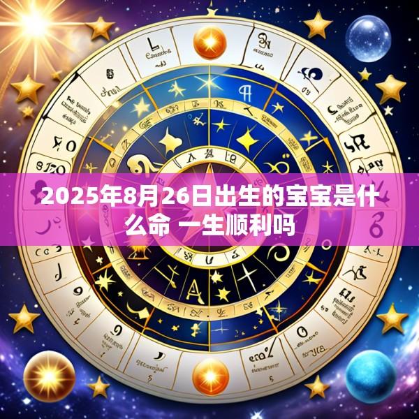 2025年8月26日出生的宝宝是什么命 一生顺利吗