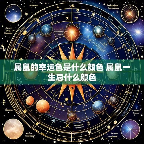 属鼠的幸运色是什么颜色 属鼠一生忌什么颜色