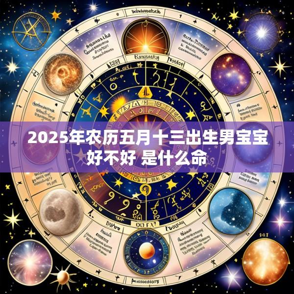 2025年农历五月十三出生男宝宝好不好 是什么命
