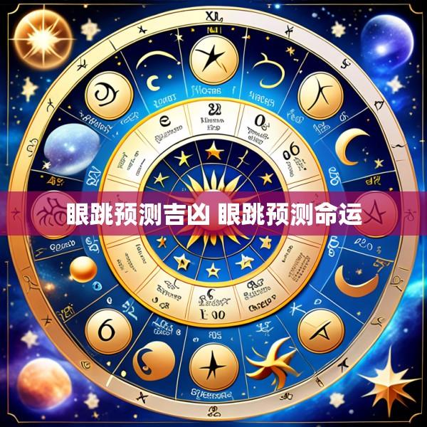眼跳预测吉凶 眼跳预测命运