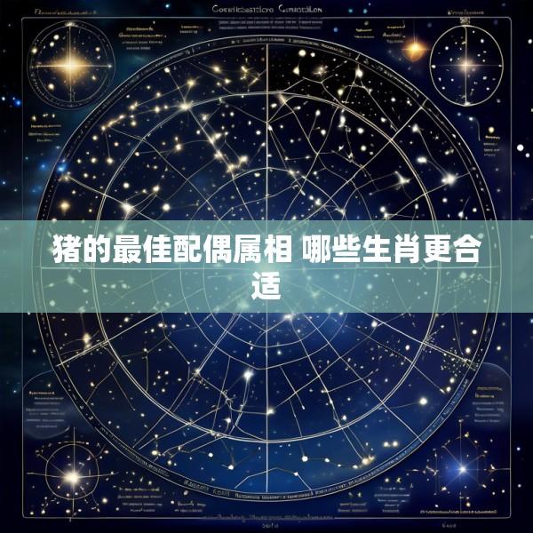 猪的最佳配偶属相 哪些生肖更合适