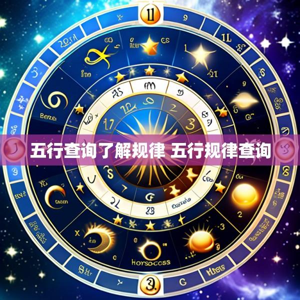 五行查询了解规律 五行规律查询