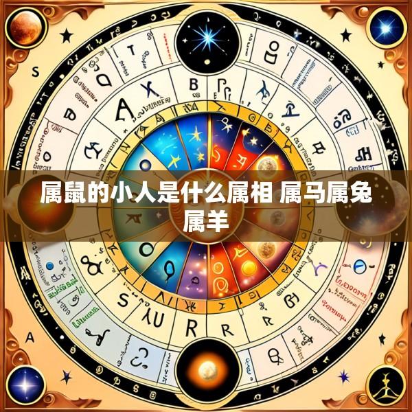 属鼠的小人是什么属相 属马属兔属羊