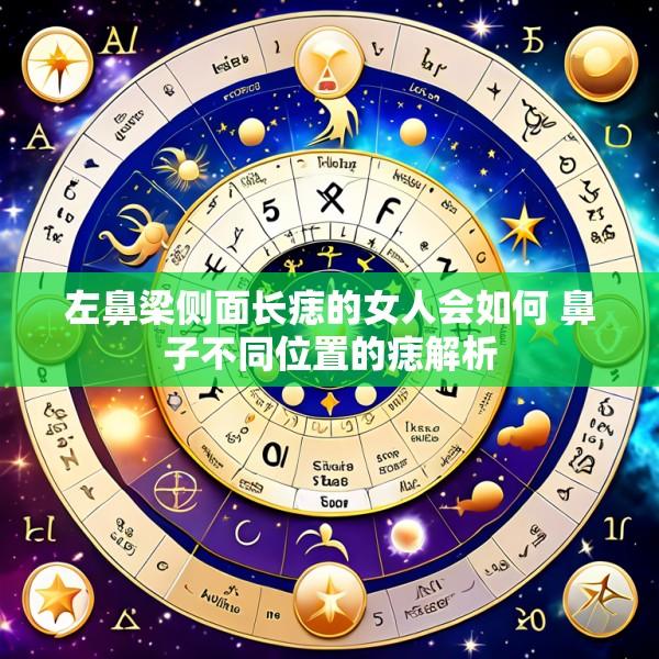 左鼻梁侧面长痣的女人会如何 鼻子不同位置的痣解析