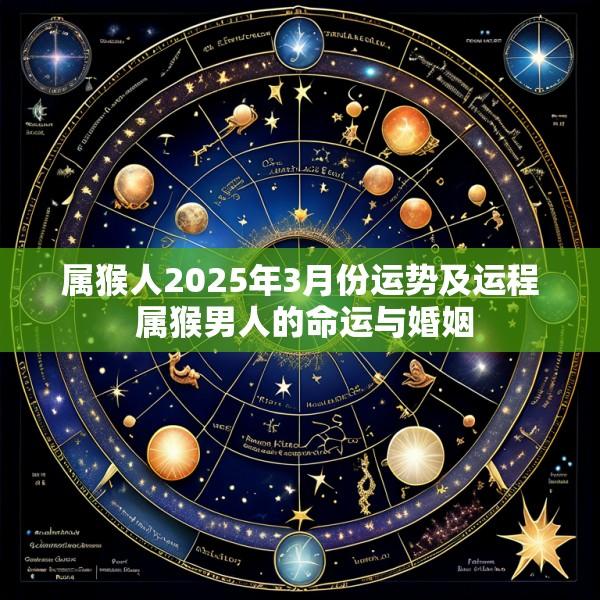 属猴人2025年3月份运势及运程 属猴男人的命运与婚姻