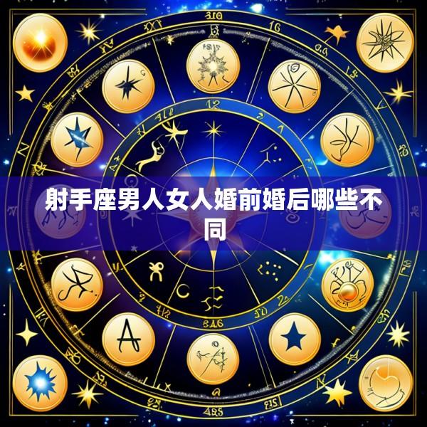 射手座男人女人婚前婚后哪些不同