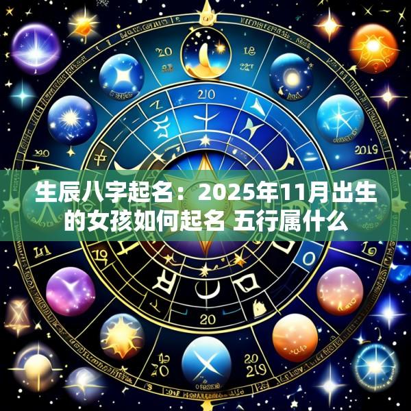 生辰八字起名：2025年11月出生的女孩如何起名 五行属什么