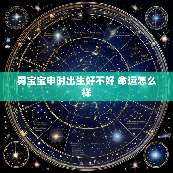 男宝宝申时出生好不好 命运怎么样