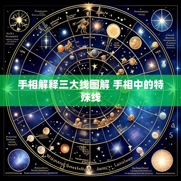 手相解释三大线图解 手相中的特殊线
