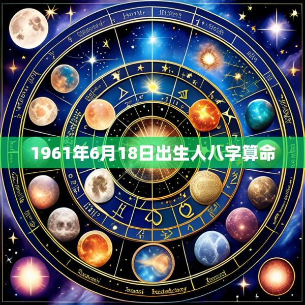 1961年6月18日出生人八字算命