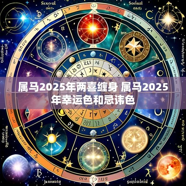 属马2025年两喜缠身 属马2025年幸运色和忌讳色