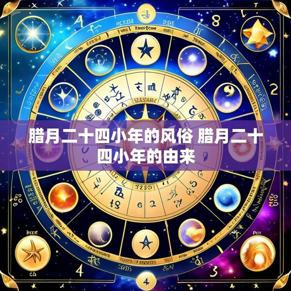 腊月二十四小年的风俗 腊月二十四小年的由来