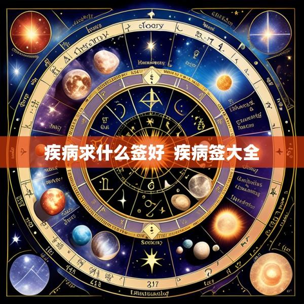 疾病求什么签好  疾病签大全