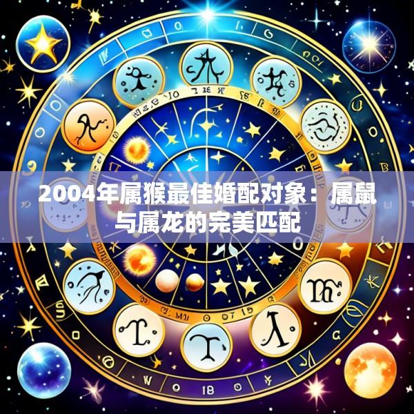2004年属猴最佳婚配对象：属鼠与属龙的完美匹配