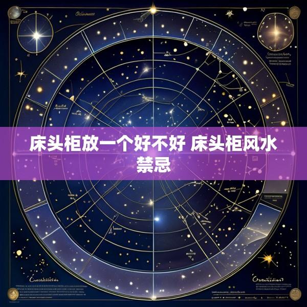 床头柜放一个好不好 床头柜风水禁忌