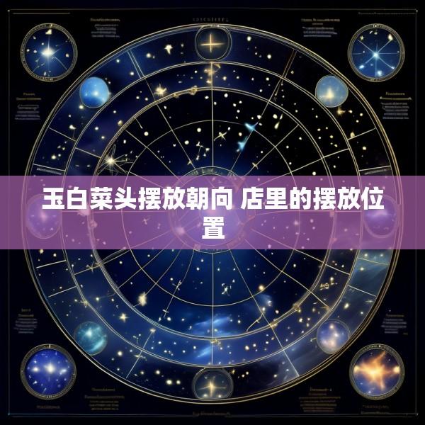 玉白菜头摆放朝向 店里的摆放位置