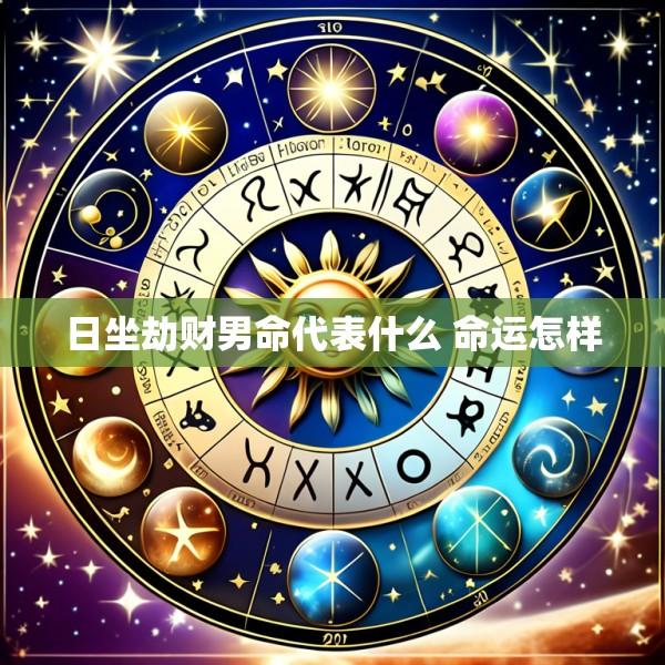 日坐劫财男命代表什么 命运怎样