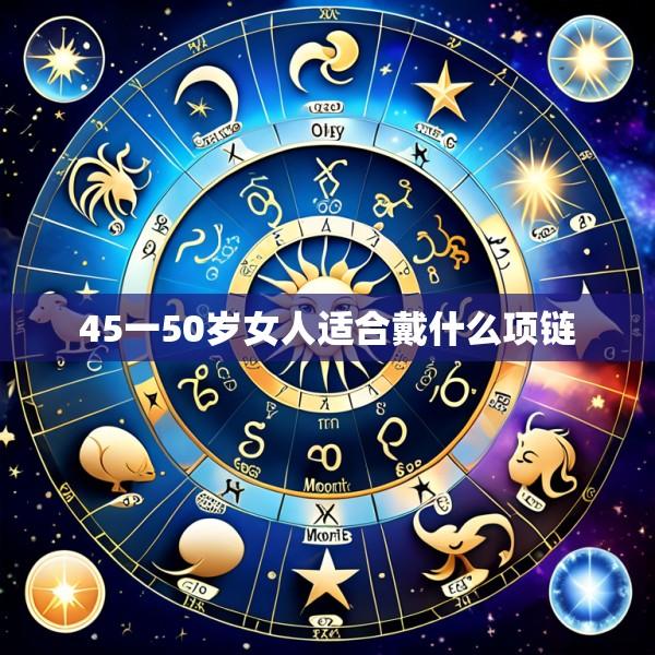 45一50岁女人适合戴什么项链