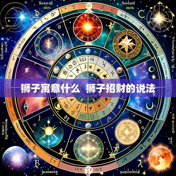 狮子寓意什么  狮子招财的说法