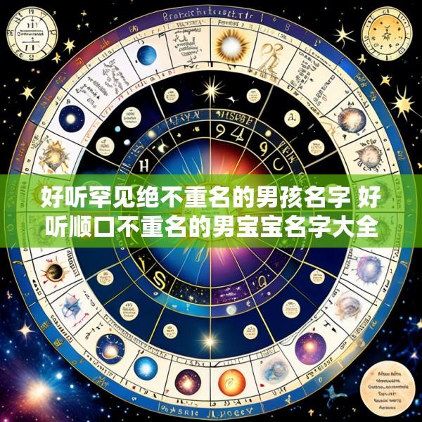 好听罕见绝不重名的男孩名字 好听顺口不重名的男宝宝名字大全