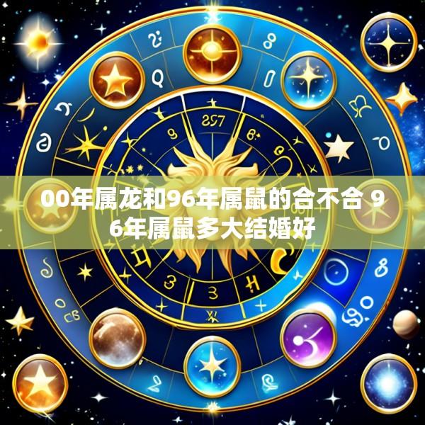 00年属龙和96年属鼠的合不合 96年属鼠多大结婚好
