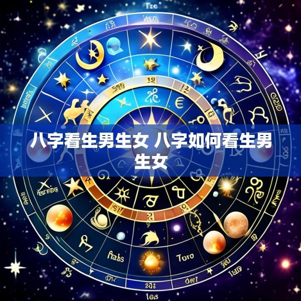 八字看生男生女 八字如何看生男生女