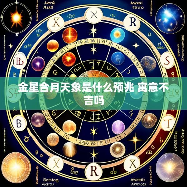 金星合月天象是什么预兆 寓意不吉吗