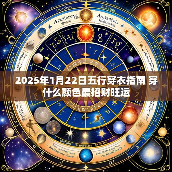 2025年1月22日五行穿衣指南 穿什么颜色最招财旺运