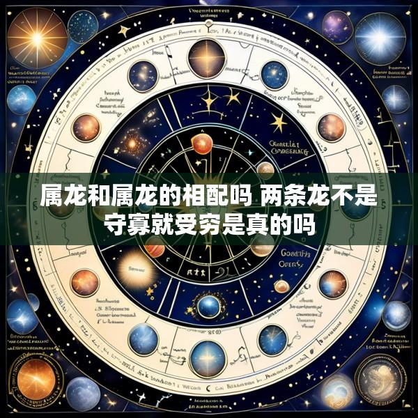 属龙和属龙的相配吗 两条龙不是守寡就受穷是真的吗