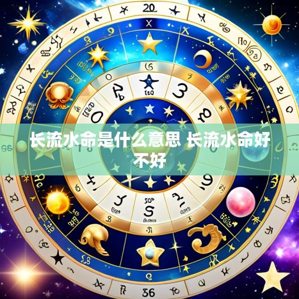 长流水命是什么意思 长流水命好不好